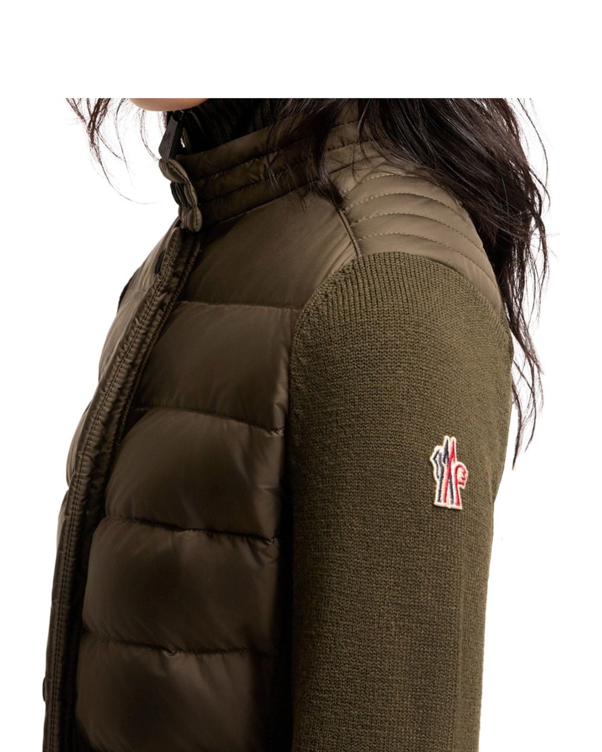 Moncler GRENOBLE Damen-Daunenstrickjacke beige Bild 9