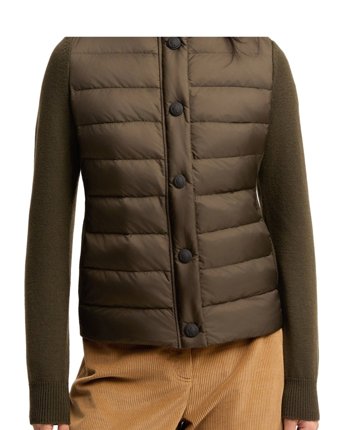 Moncler GRENOBLE Damen-Daunenstrickjacke beige Bild 10