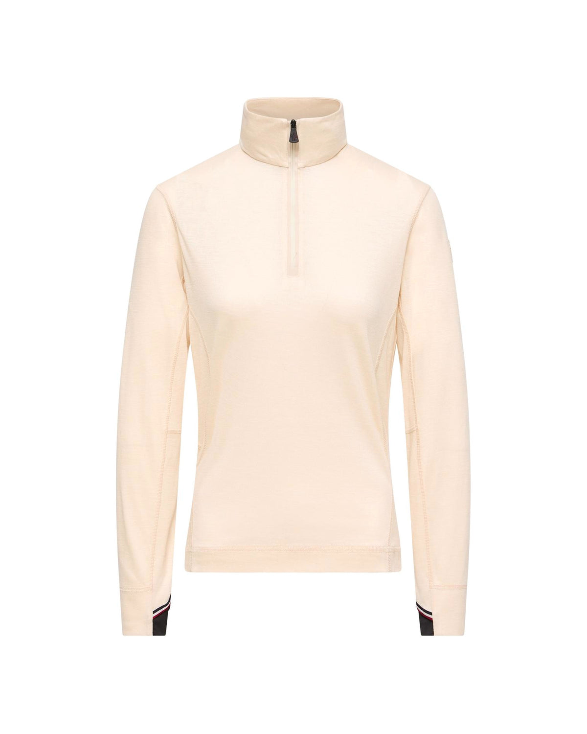 Moncler GRENOBLE Damen-Woll-Seiden-Baselayer Off-White Bild 1