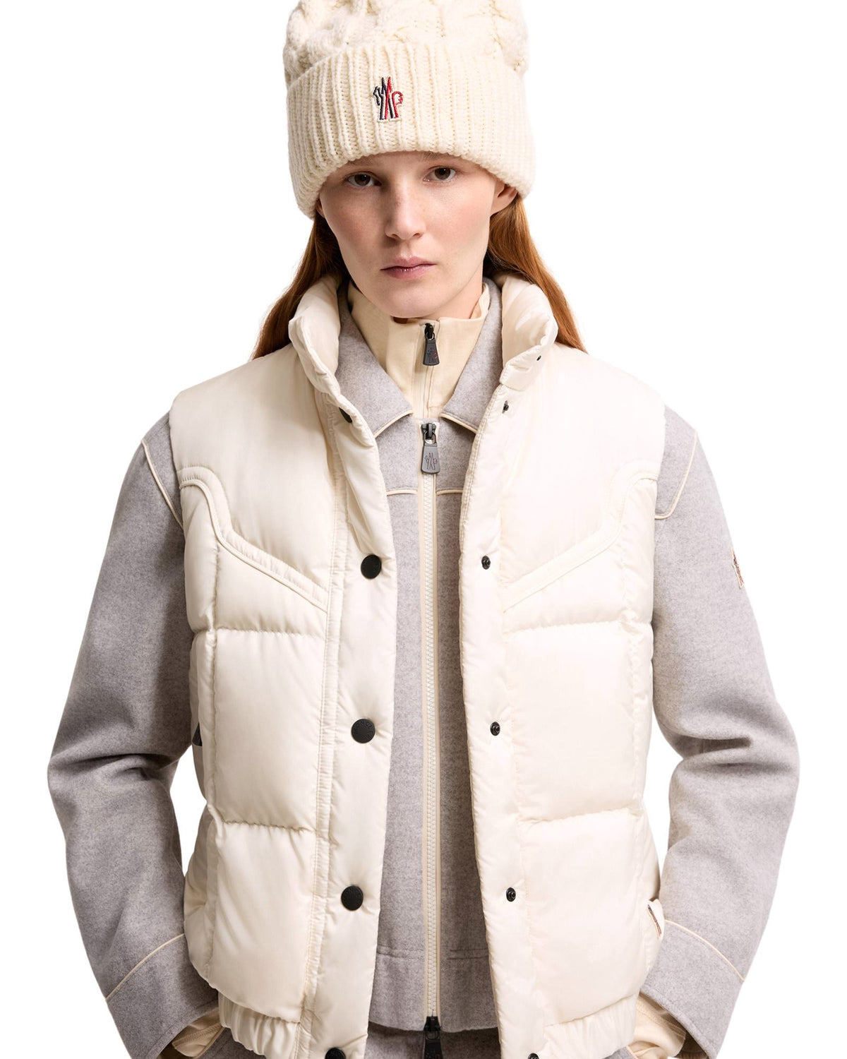 Moncler GRENOBLE Damen-Zopfstrickmütze schwarz Bild 6