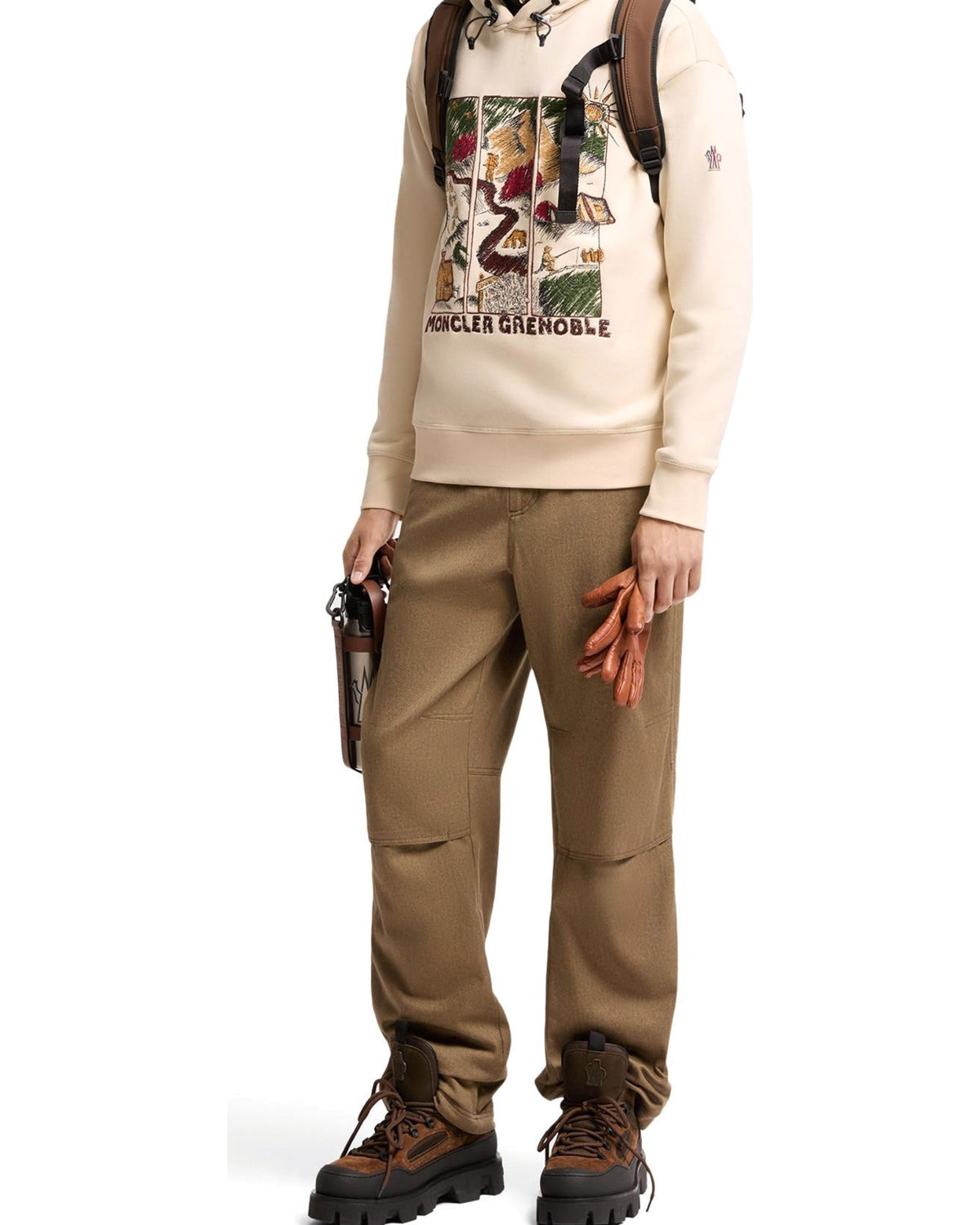 Moncler GRENOBLE Herren-Hoodie natur Bild 3