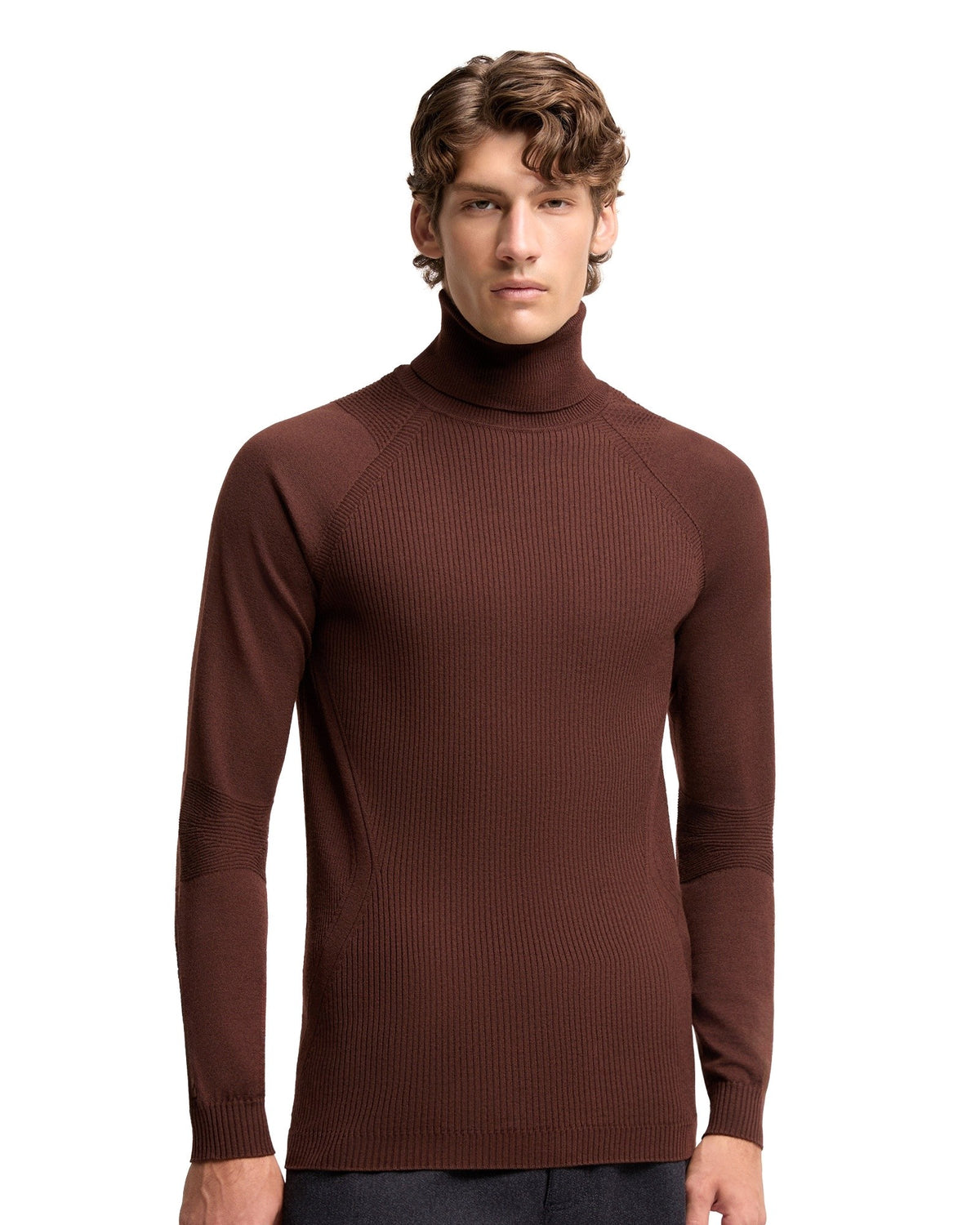 Moncler GRENOBLE Herren-Rollkragenpullover Braun Bild 4