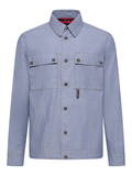 Moncler Grenoble Langarmhemd aus Chambray Hemd Herren hellblau hellblau Bild 1