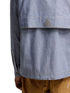 Moncler Grenoble Langarmhemd aus Chambray Hemd Herren hellblau hellblau Bild 5