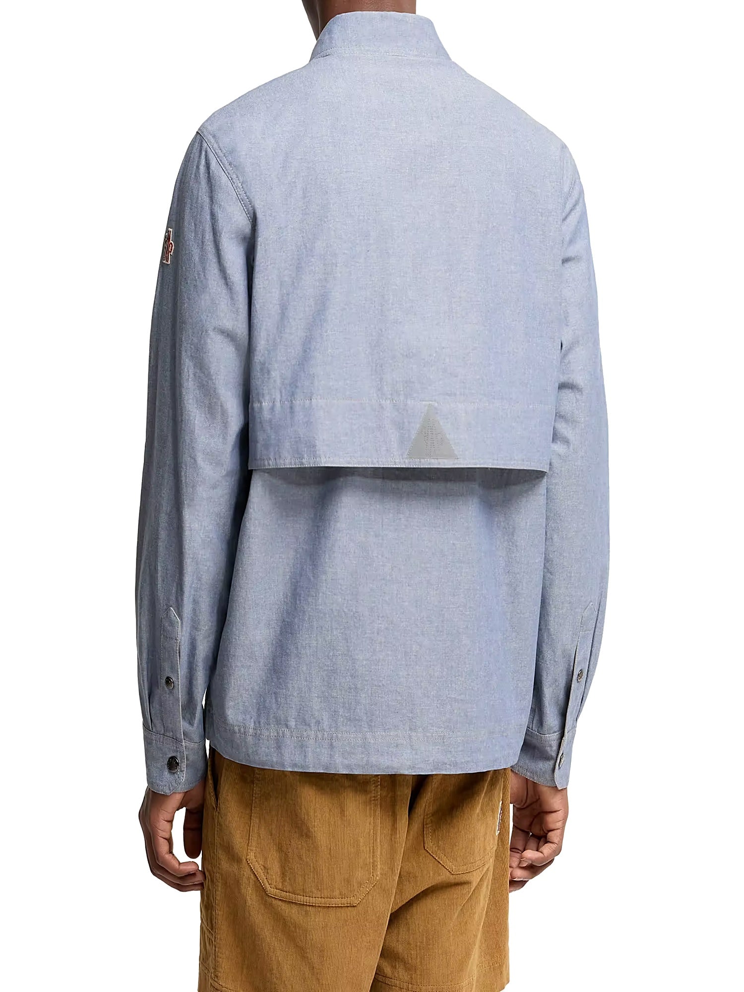 Moncler Grenoble Langarmhemd aus Chambray Hemd Herren hellblau hellblau Bild 6