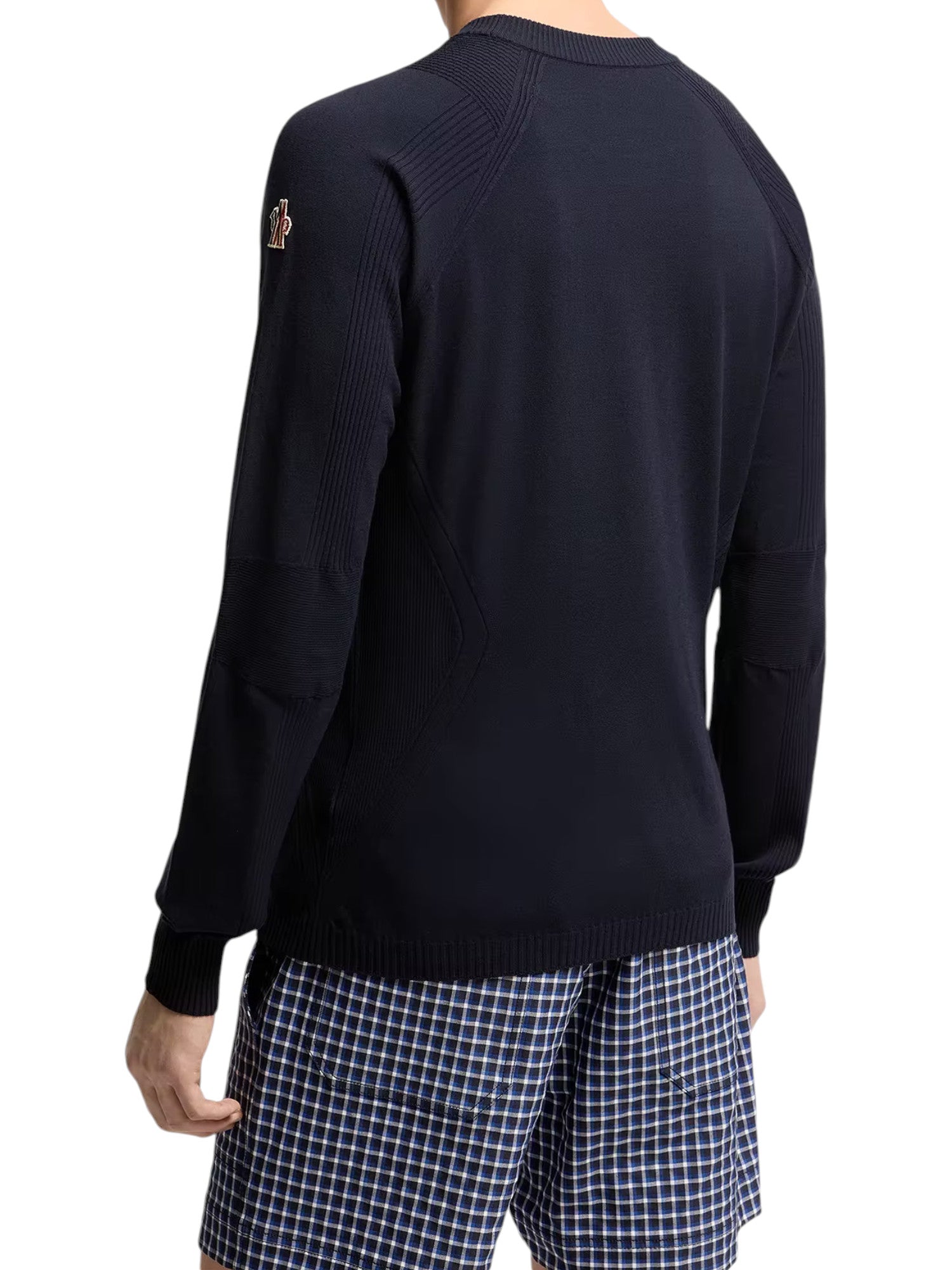 Moncler Grenoble Pullover mit Logo Pullover Herren dunkelblau dunkelblau Bild 6