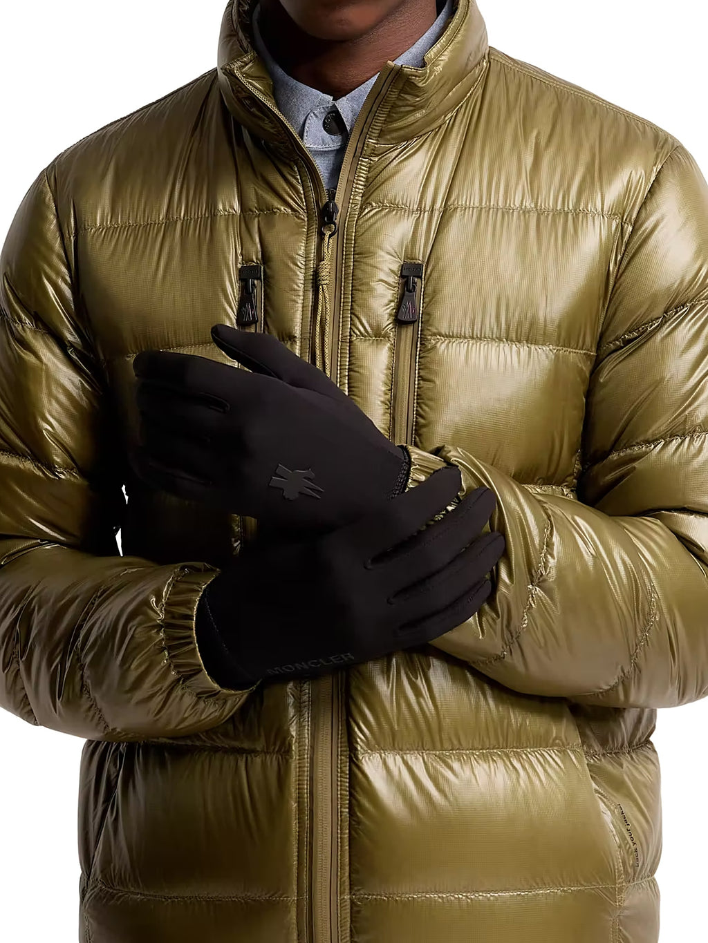 Moncler Grenoble Technische Handschuhe Handschuhe Herren schwarz schwarz Bild 2