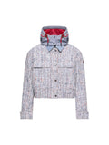 Moncler Grenoble Termez Kapuzenjacke Jacke Damen hellgrau hellgrau Bild 1