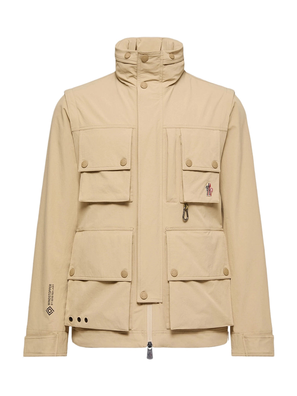 Moncler Lione 2 in 1 Feldjacke Jacke Herren beige beige Bild 2