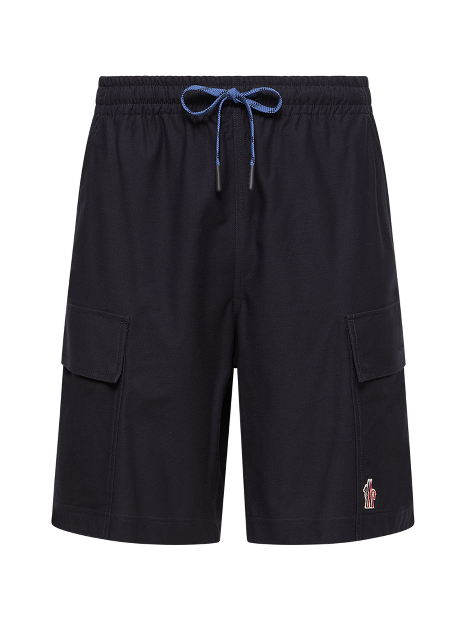 Moncler Logo Patch Shorts Herren dunkelblau dunkelblau Bild 1