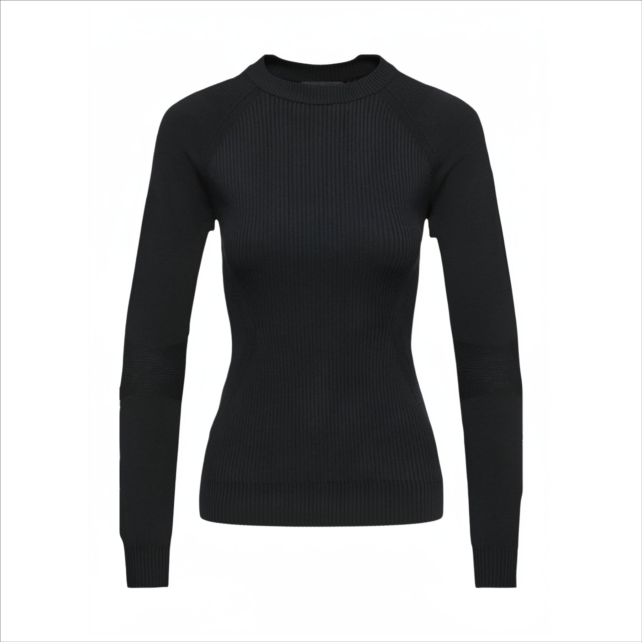 Moncler Rollkragenpullover aus strukturierter Wolle Strick Damen dunkelblau dunkelblau Bild 2
