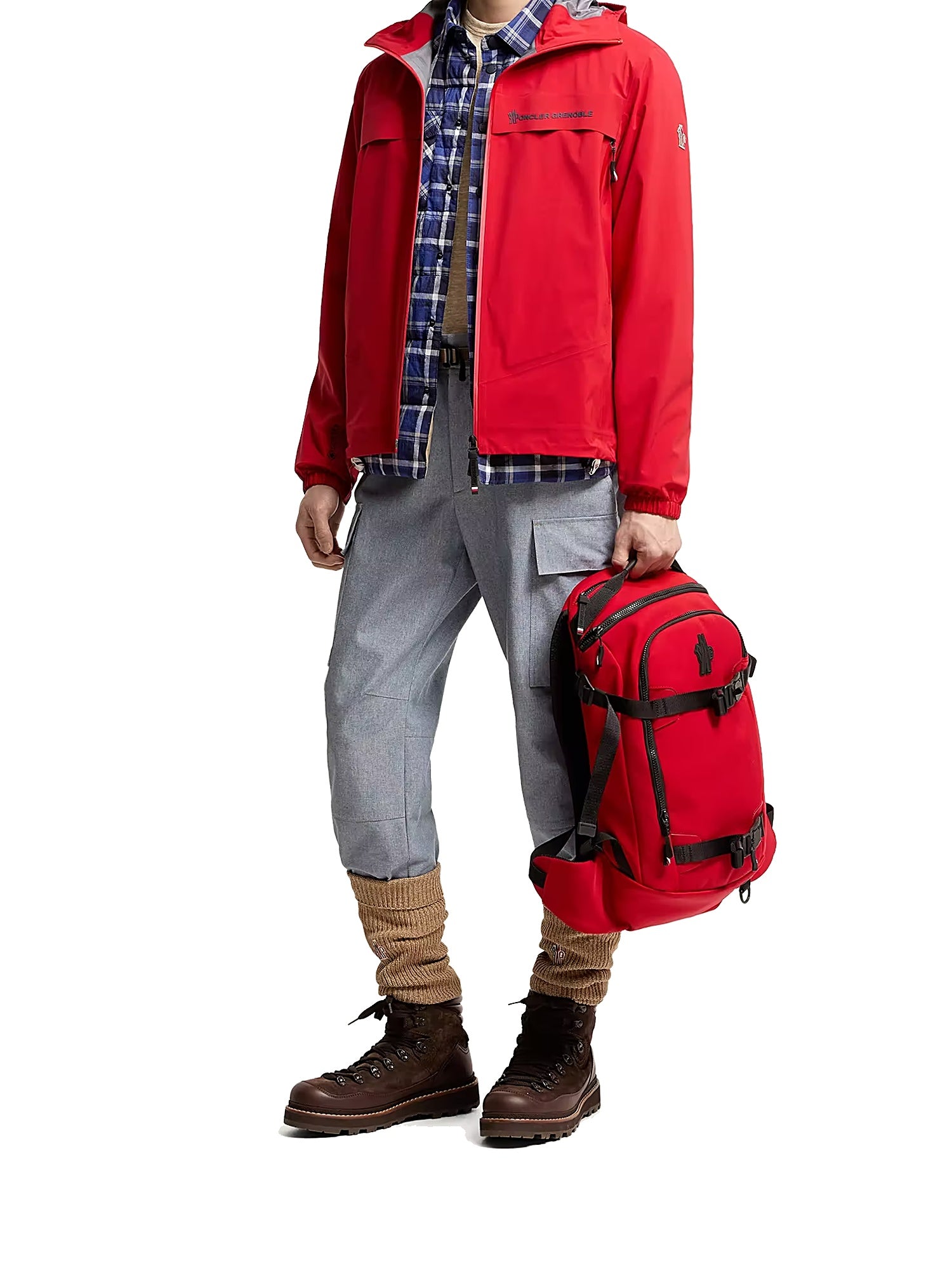 Moncler Shipton Shell Jacke Hardshell-Jacke Herren dunkelrot dunkelrot Bild 2