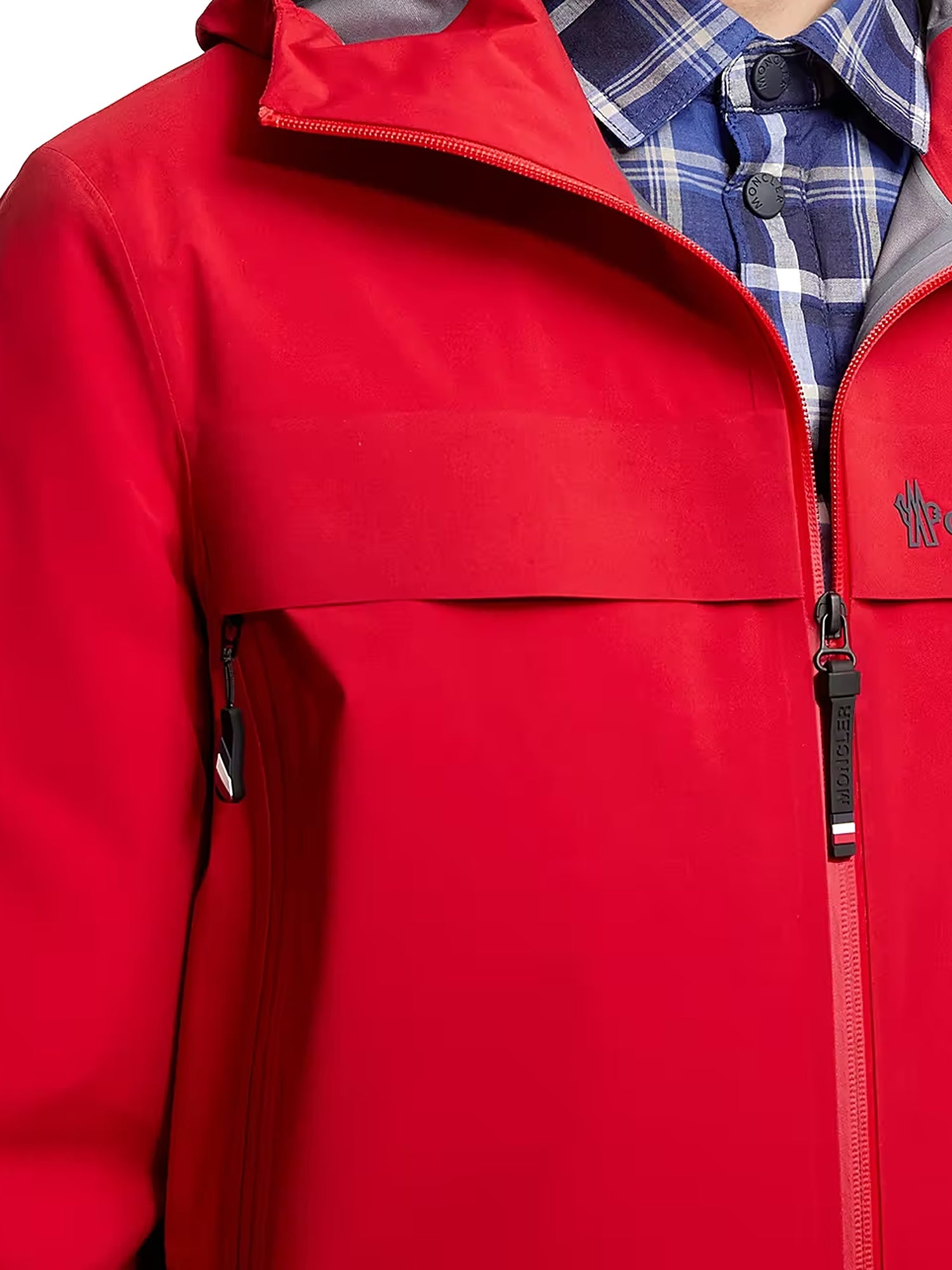 Moncler Shipton Shell Jacke Hardshell-Jacke Herren dunkelrot dunkelrot Bild 3