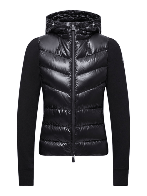 Moncler Zip Up Cardigan Unterziehjacke Damen schwarz Bild 1
