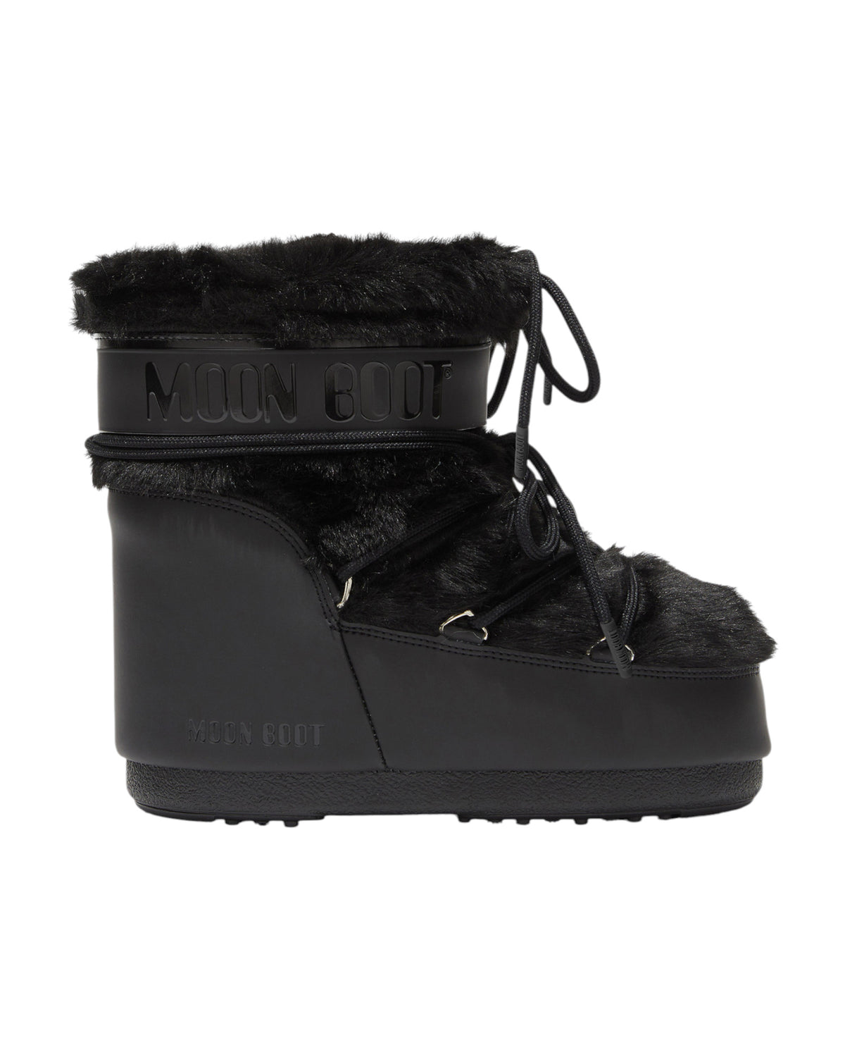 Moon Boot Icon Low Faux Fur Damen-Winterboots weiss Bild 3