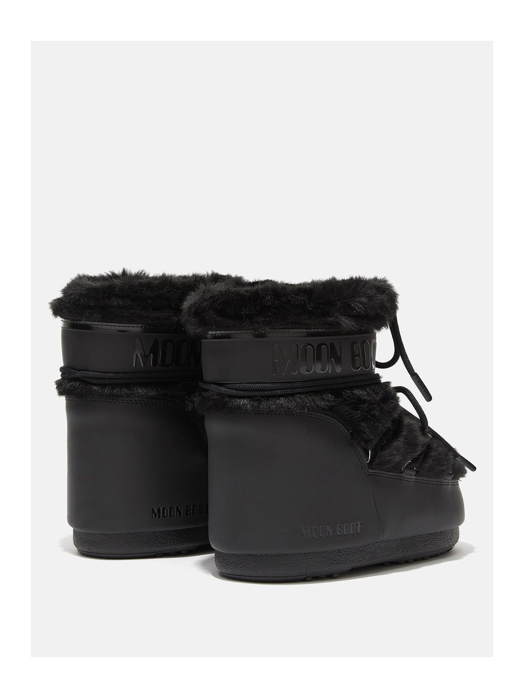 Moon Boot Icon Low Faux Fur Winterboot Damen weiss weiss Bild 4