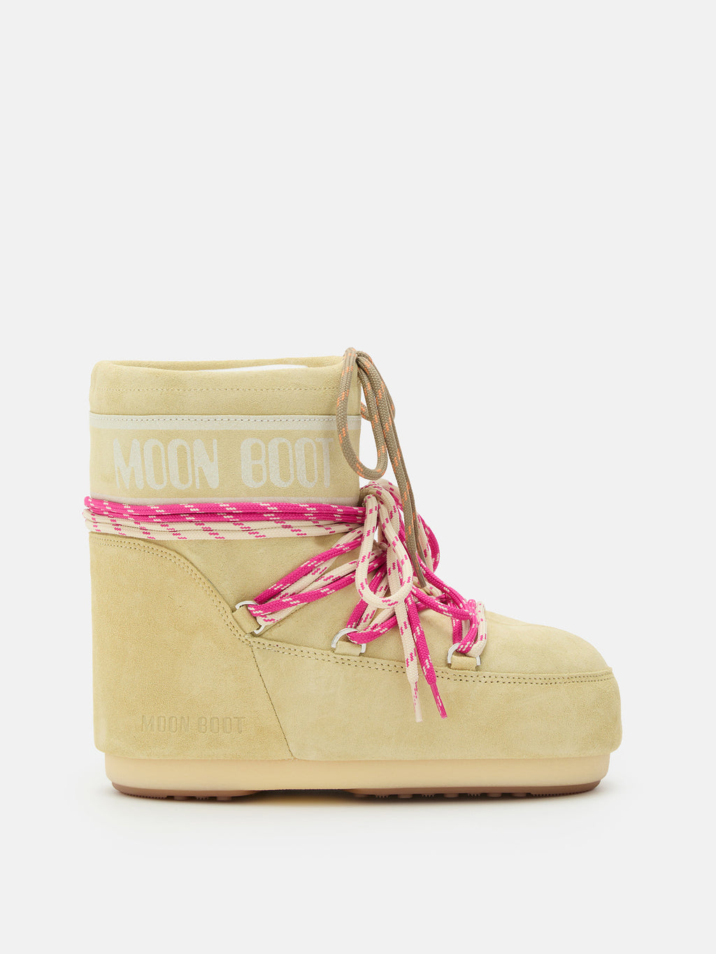 Moon Boot Icon Low Suede Laces Winterboot Damen gelb gelb Bild 1