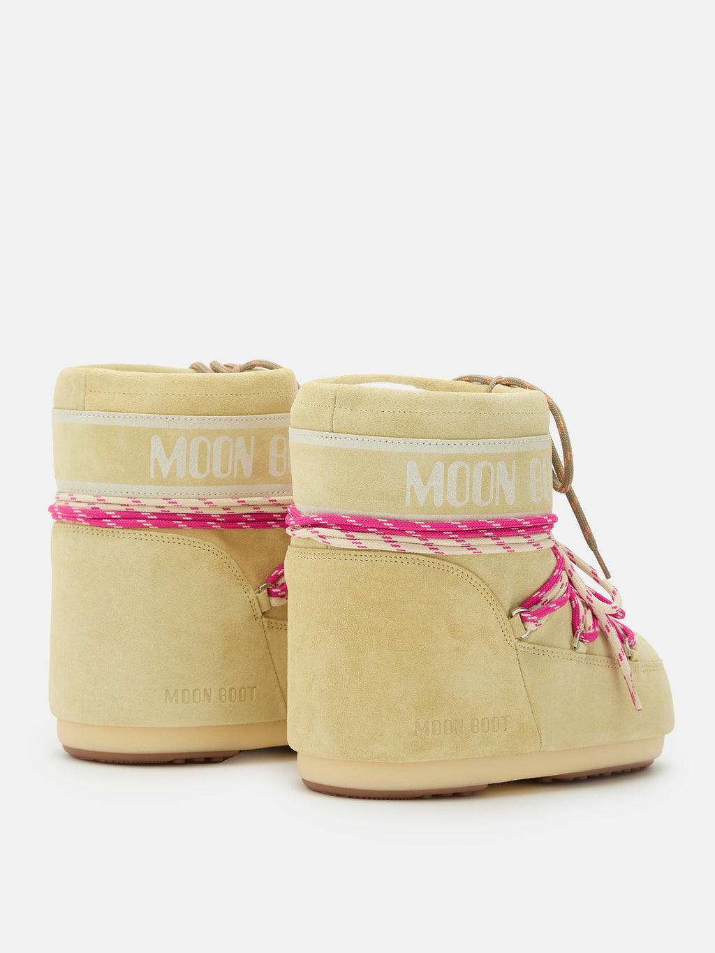 Moon Boot Icon Low Suede Laces Winterboot Damen gelb gelb Bild 2