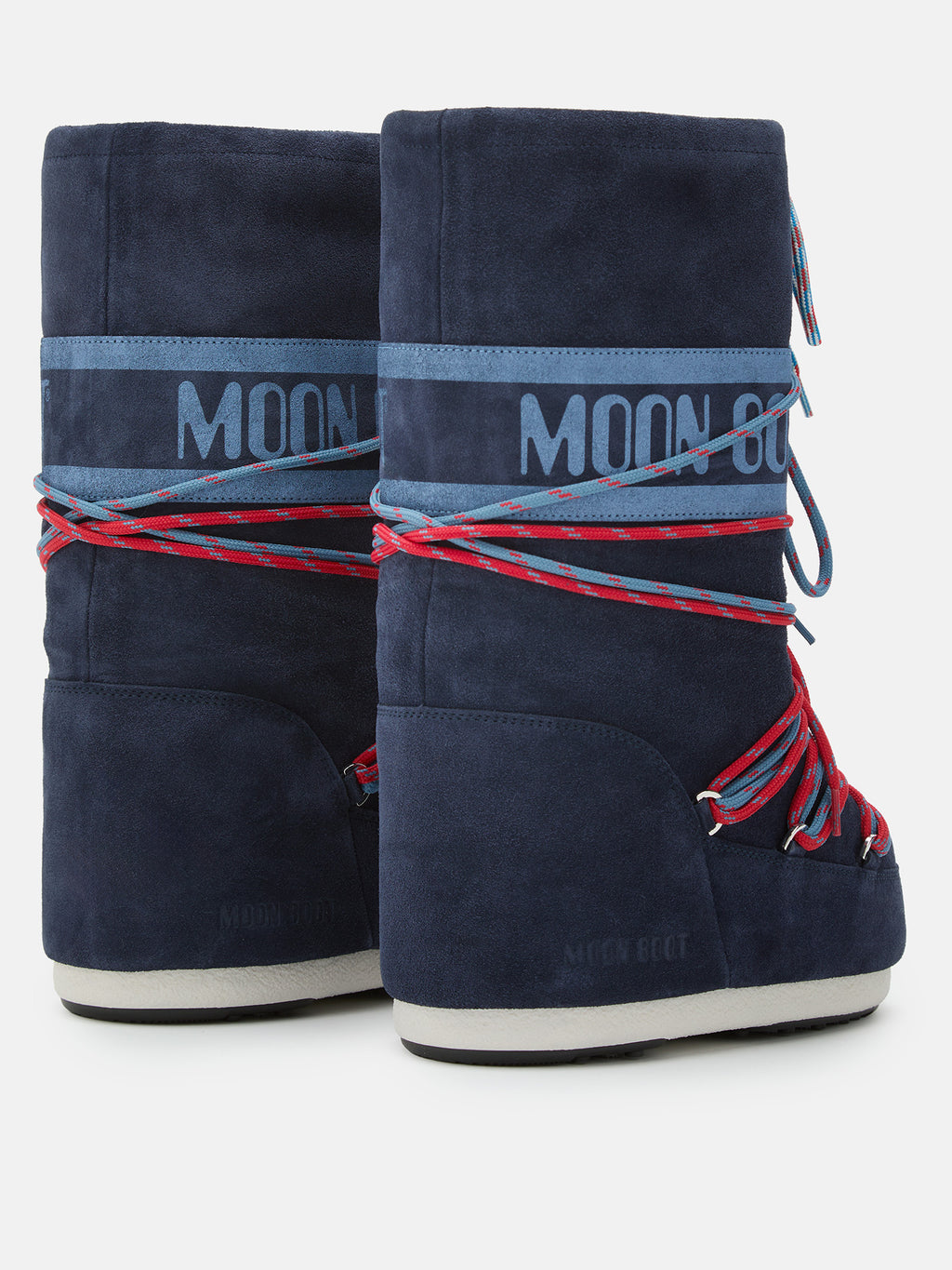 Moon Boot Icon Suede Laces Winterboot Damen dunkelblau/rot dunkelblau/rot Bild 2