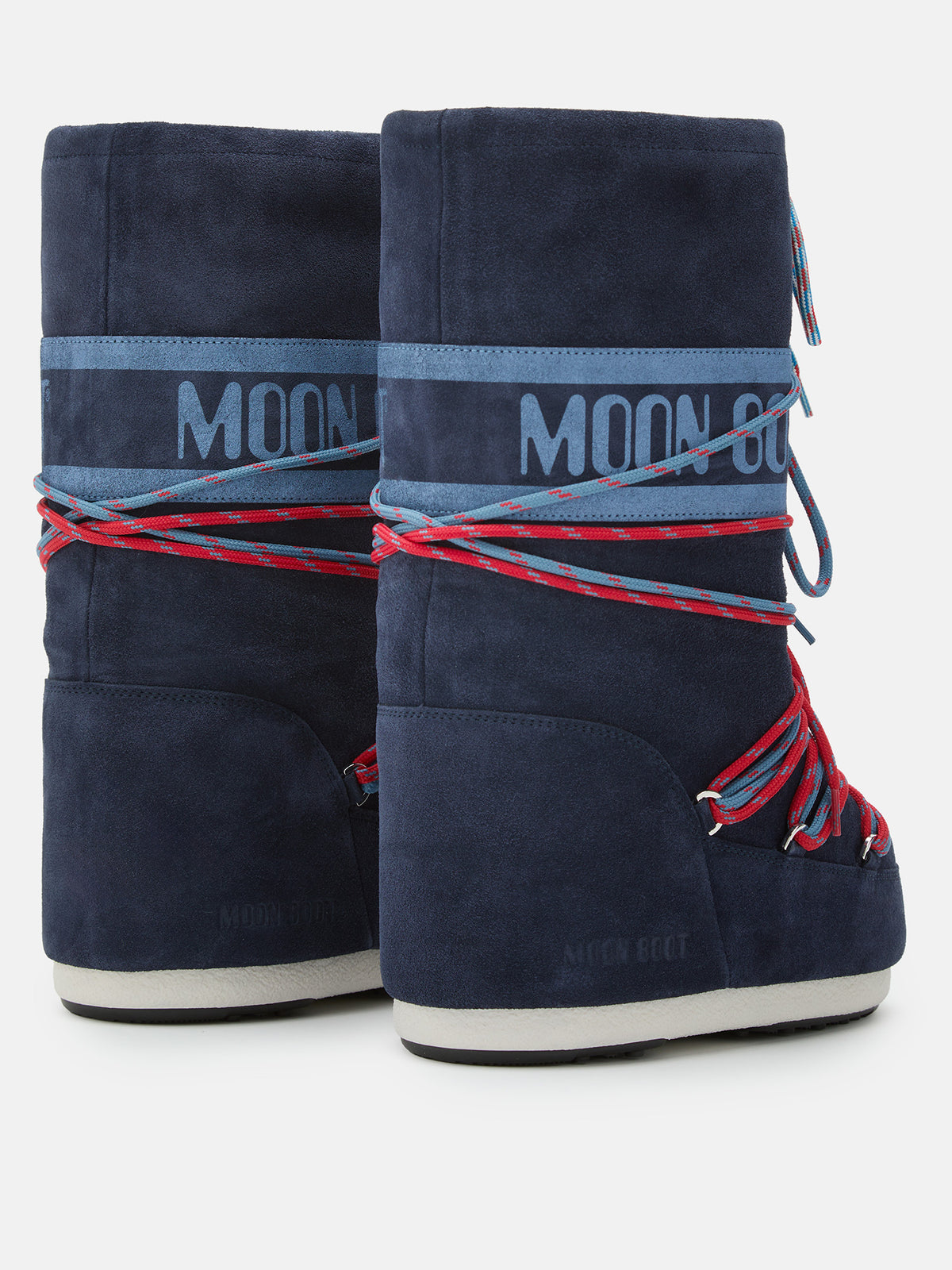 Moon Boot Icon Suede Laces Winterboot Damen dunkelblau/rot dunkelblau/rot Bild 2