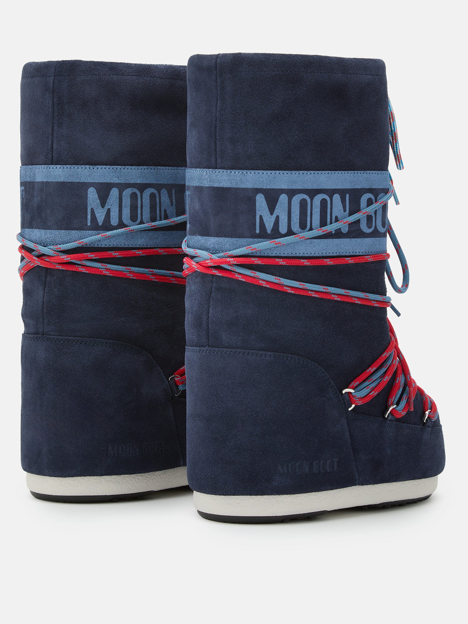 Moon Boot Icon Suede Laces Winterboot Damen dunkelblau/rot dunkelblau/rot Bild 2
