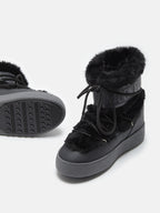 Moon Boot Ltrack Faux Fur Winterboot Damen schwarz schwarz Bild 4