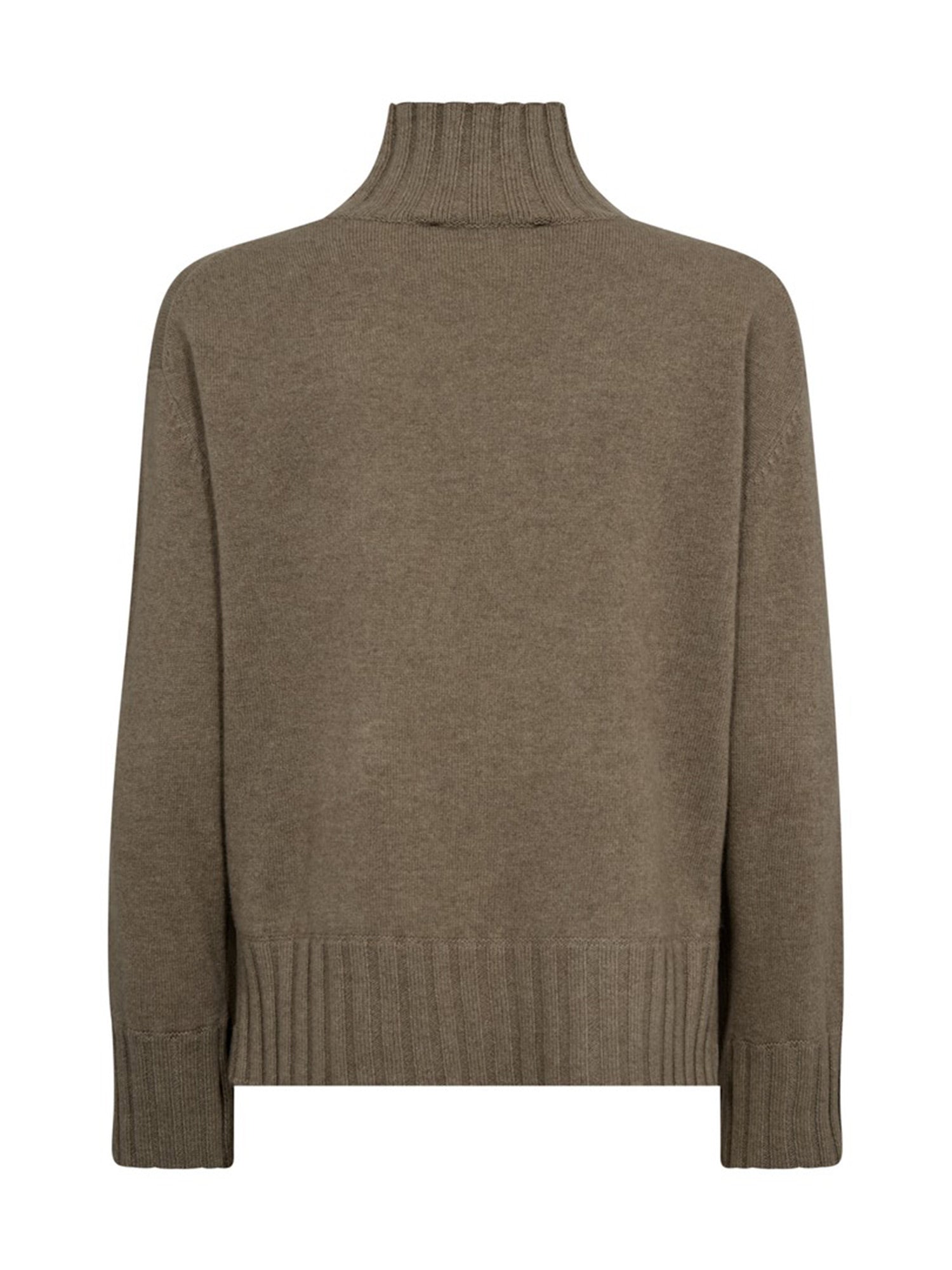 Mos Mosh Aima Cashmere Highneck Strickpullover Damen braun braun Bild 2