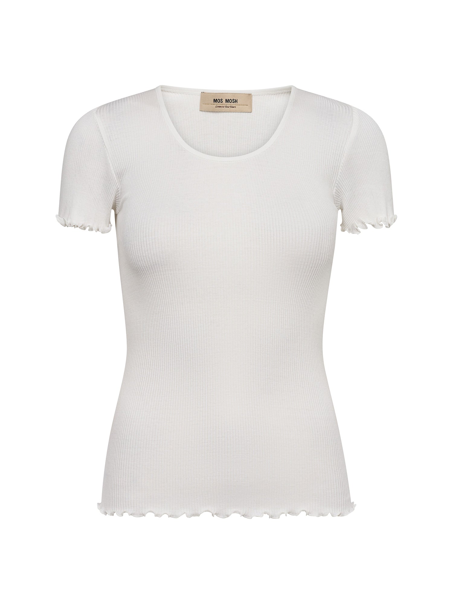 Mos Mosh Elaine O-SS T-Shirt Damen weiss weiss Bild 1