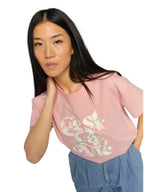 MOS MOSH Flowish O-SS Tee T-Shirt Damen rosa rosa Bild 3