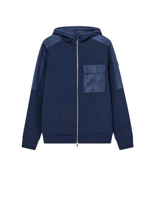 MOS MOSH Gallery Jayson Zip Hood Hoodie Herren dunkelblau dunkelblau Bild 1