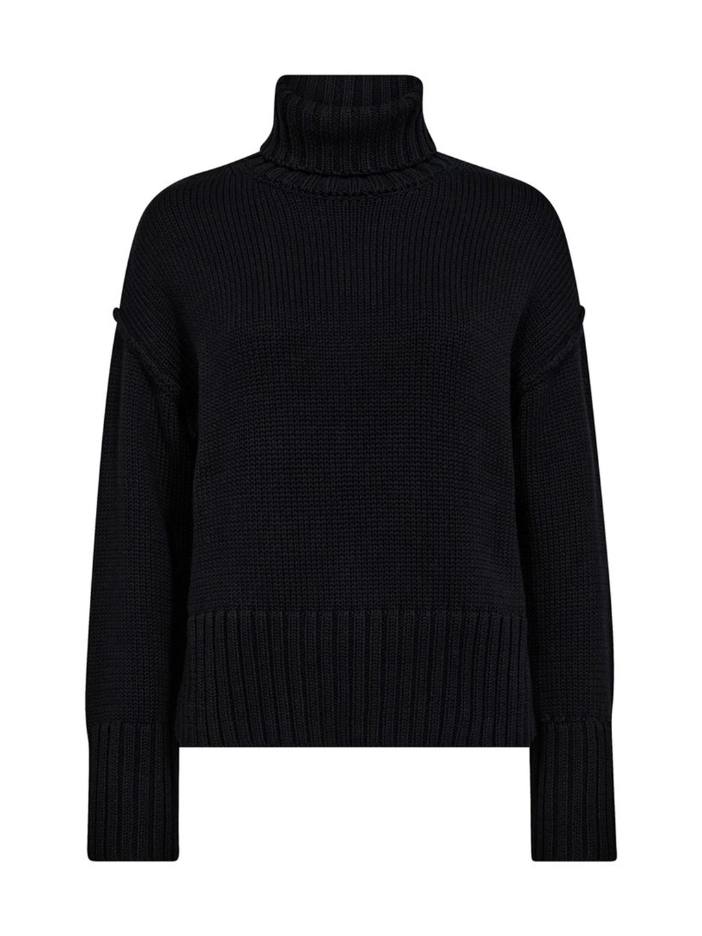 Mos Mosh Rola Bine Rollneck Strickpullover Damen schwarz schwarz Bild 1