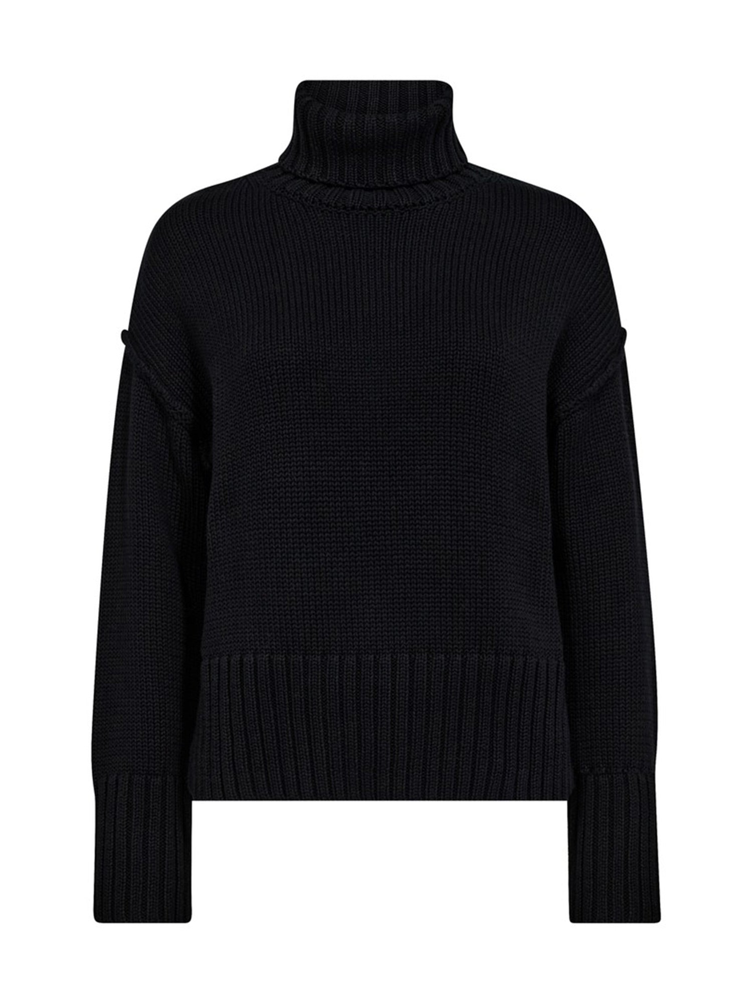 Mos Mosh Rola Bine Rollneck Strickpullover Damen schwarz schwarz Bild 1