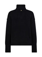 Mos Mosh Rola Bine Rollneck Strickpullover Damen schwarz schwarz Bild 2
