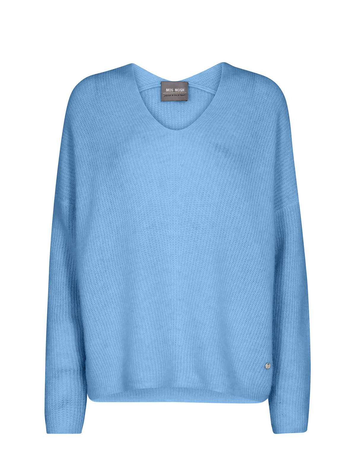 Mos Mosh Thora Strickpullover Damen blau blau Bild 1