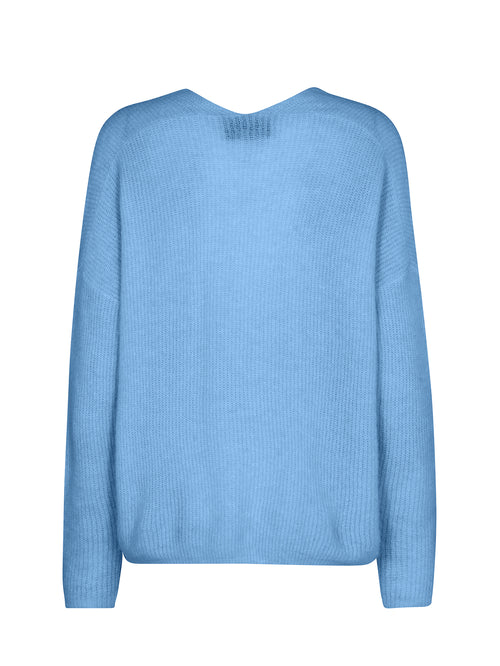 Mos Mosh Thora Strickpullover Damen blau blau Bild 2