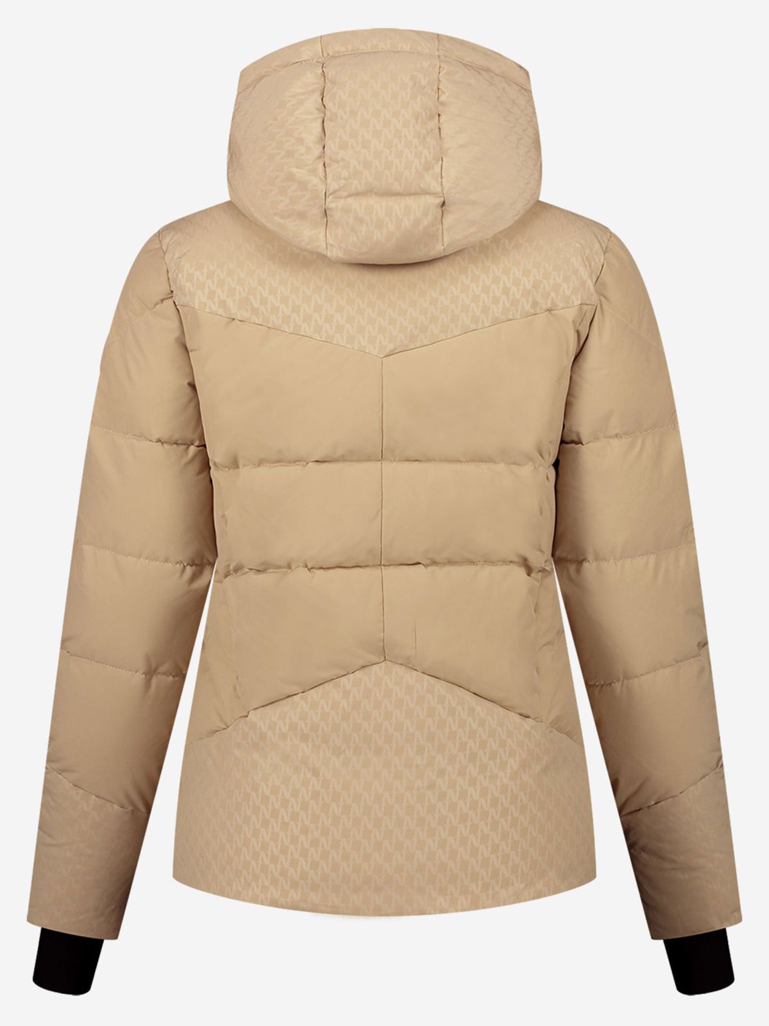 Nikkie Logo Skijacke Damen beige beige Bild 4