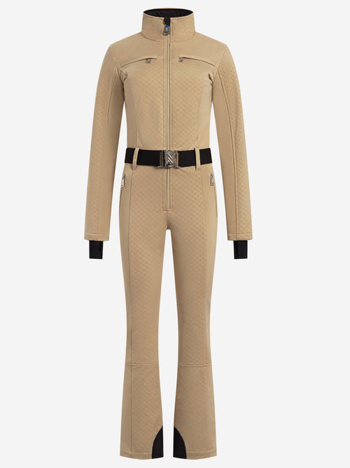 Nikkie Logo Skioverall Damen beige beige Bild 1