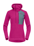 Norrona lofoten Thermal Pro Hood Baselayer Damen pink pink Bild 1
