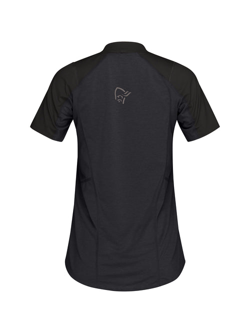 Norrona senja equaliser T-Shirt Damen schwarz schwarz Bild 2