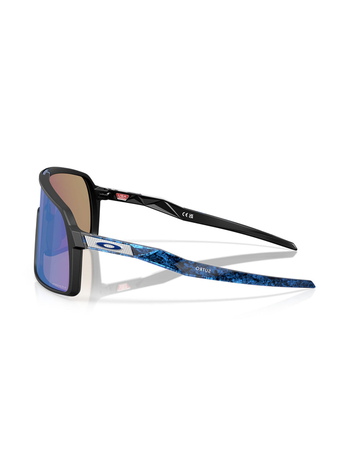 Oakley Sutro Sonnenbrille Herren dunkelblau/rot Matte Cyan / Blue Colorshift / Prizm Road Bild 50