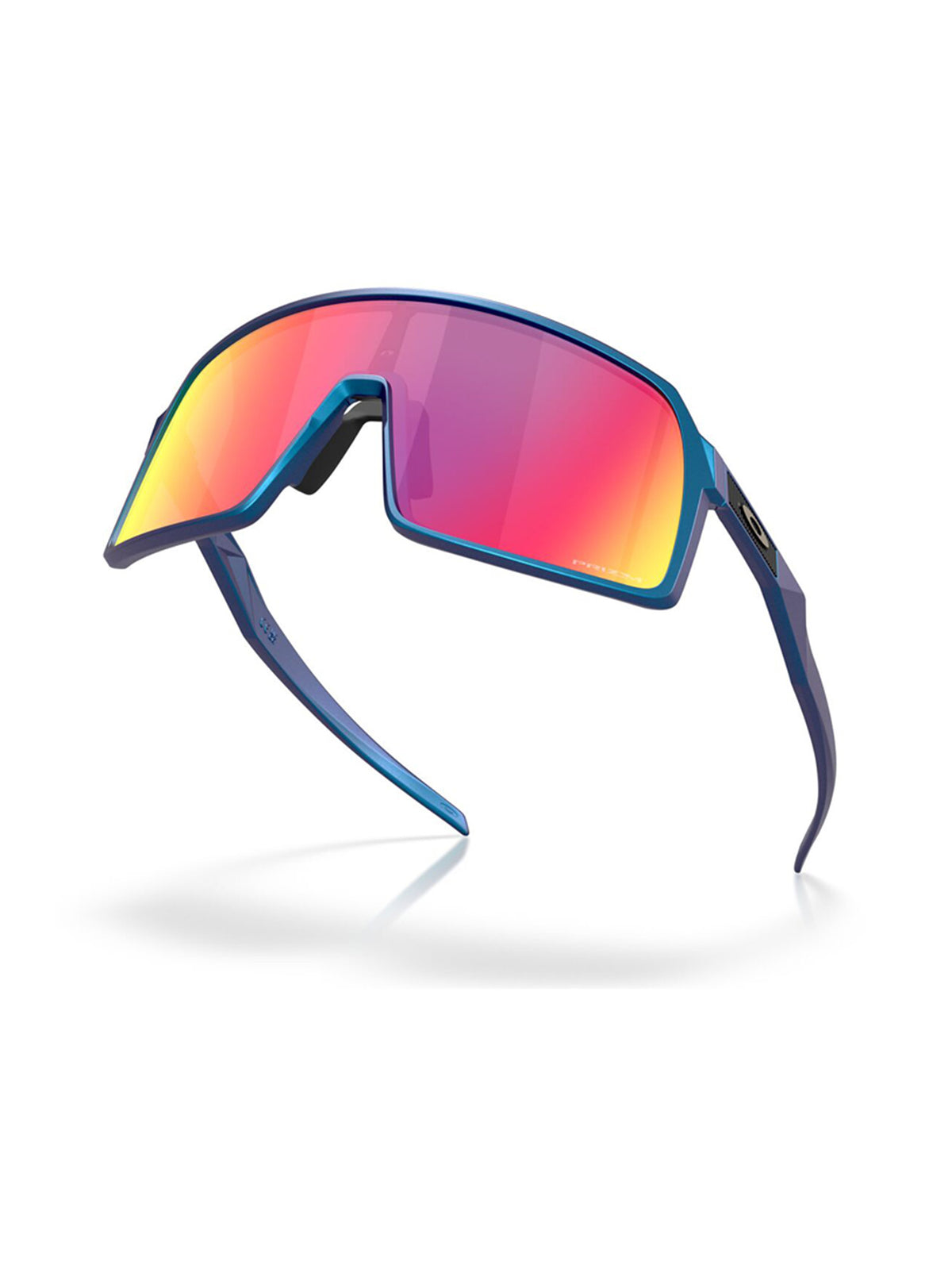 Oakley Sutro Sonnenbrille Herren dunkelblau/rot Matte Cyan / Blue Colorshift / Prizm Road Bild 4