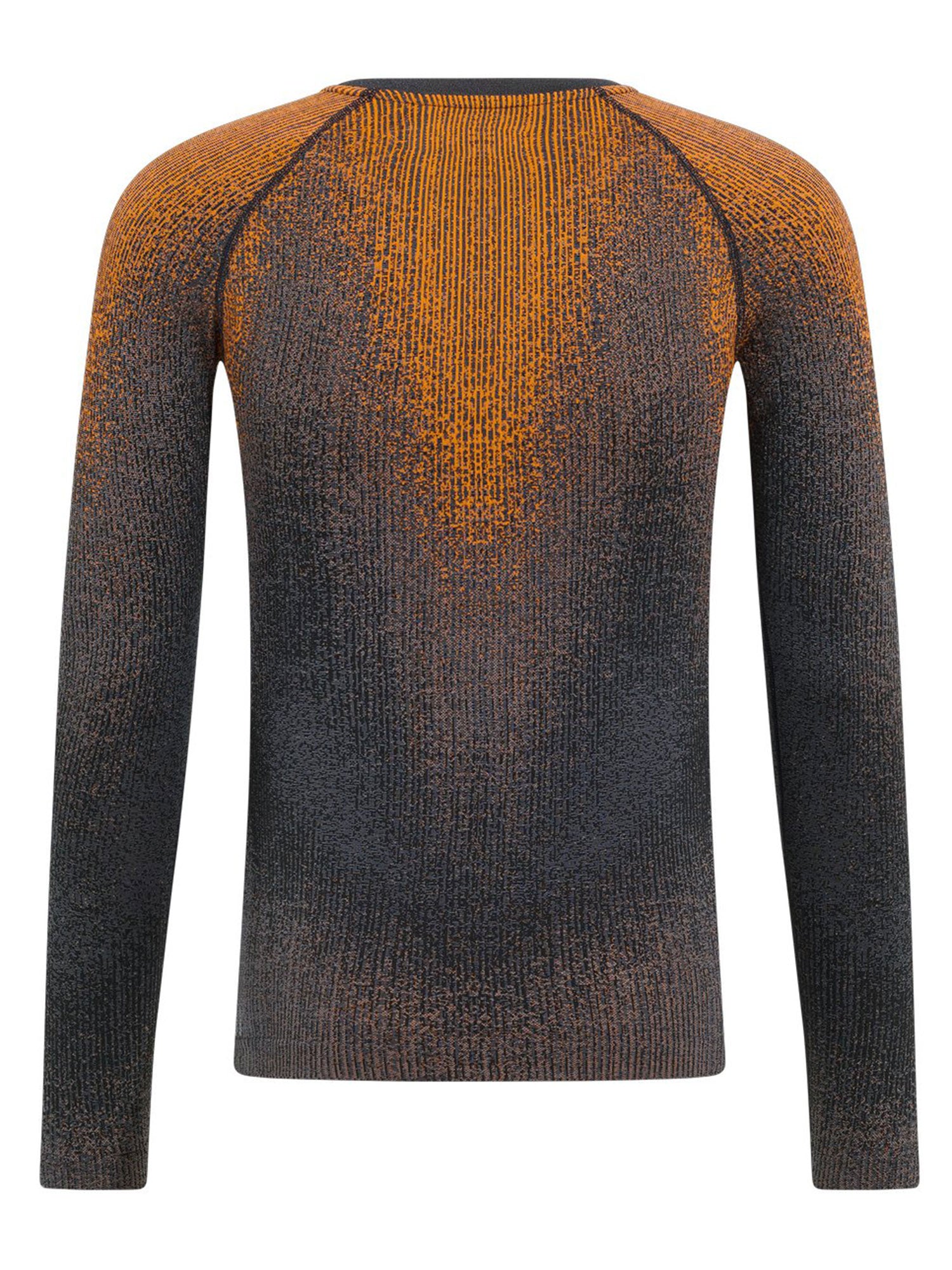 Odlo BL Top crew neck l/s Blackcomb Herren schwarz/orange schwarz/orange Bild 2