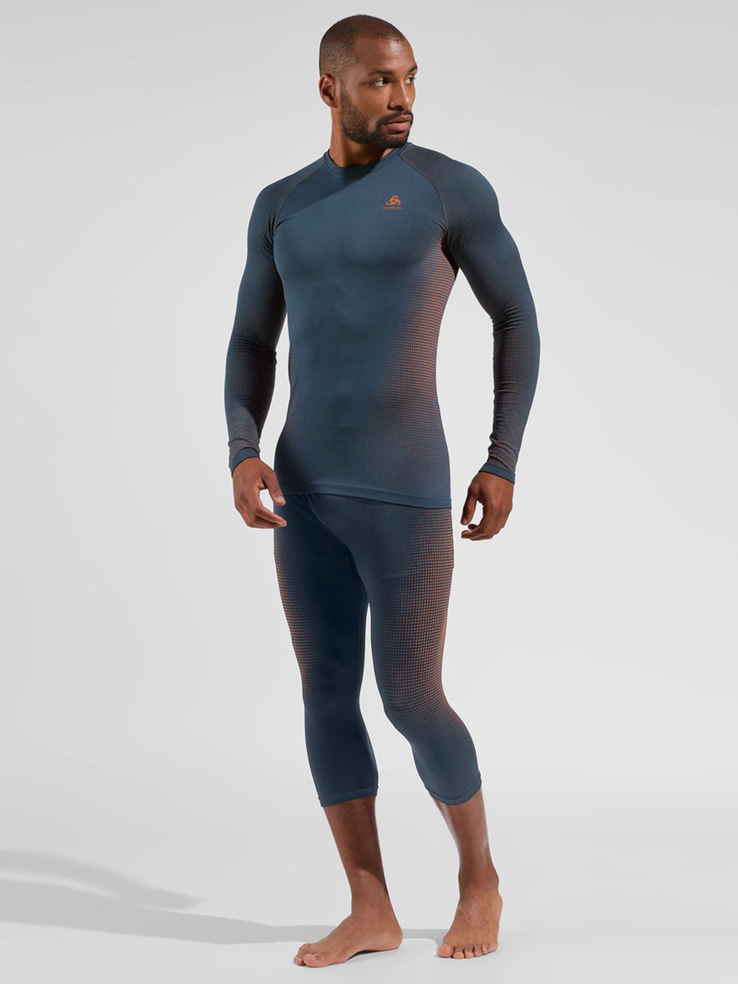 Odlo Performance Warm Eco Skiunterwäsche Herren schwarz schwarz Bild 4