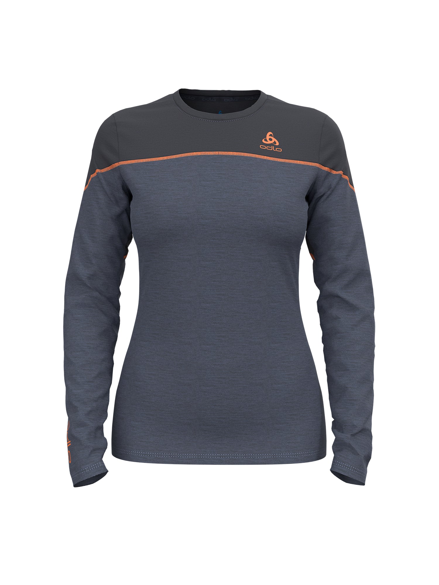 Odlo Top crew neck Revelstoke Skiunterwäsche Damen grau/rosa grau/rosa Bild 2