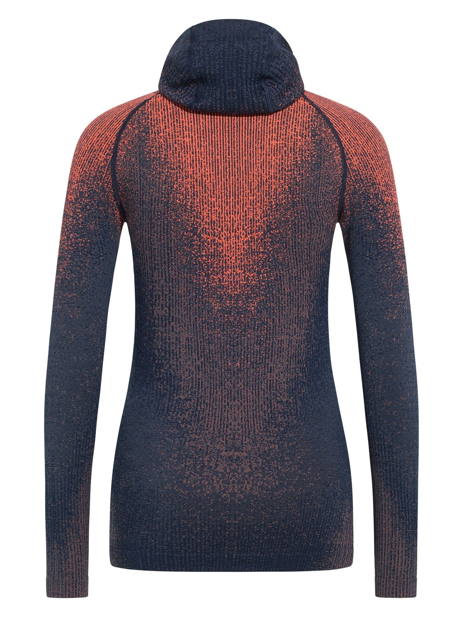 Odlo Bl Top facemask l/s Blackcomb Skiunterwäsche Damen dunkelblau/orange dunkelblau/orange Bild 2