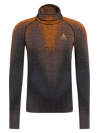 Odlo Bl Top facemask l/s Blackcomb Skiunterwäsche Herren schwarz/orange schwarz/orange Bild 1