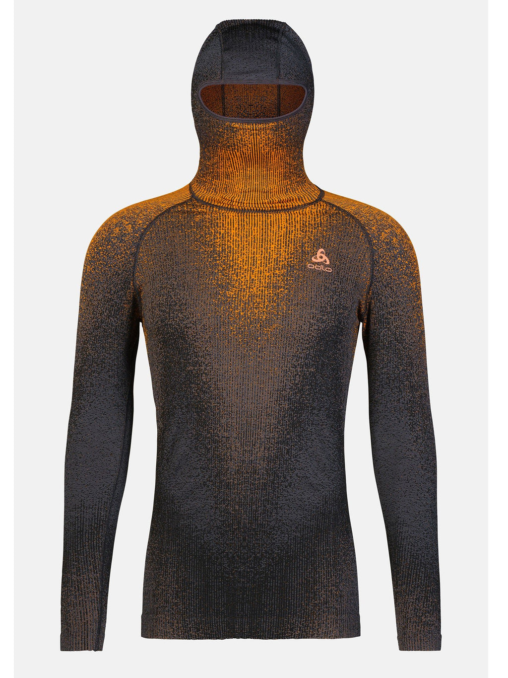 Odlo Bl Top facemask l/s Blackcomb Skiunterwäsche Herren schwarz/orange schwarz/orange Bild 2