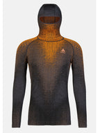 Odlo Bl Top facemask l/s Blackcomb Skiunterwäsche Herren schwarz/orange schwarz/orange Bild 2