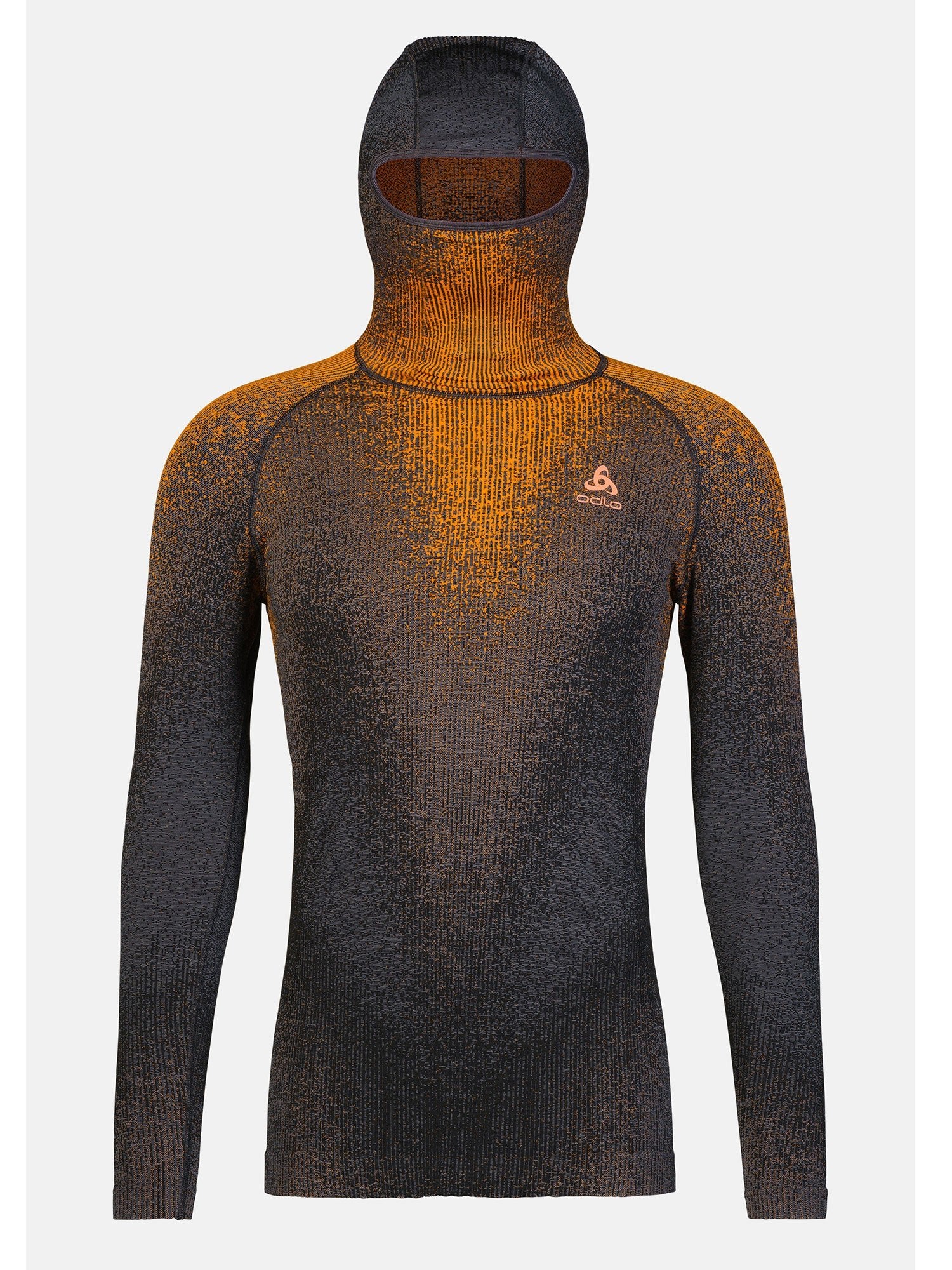 Odlo Bl Top facemask l/s Blackcomb Skiunterwäsche Herren schwarz/orange schwarz/orange Bild 2