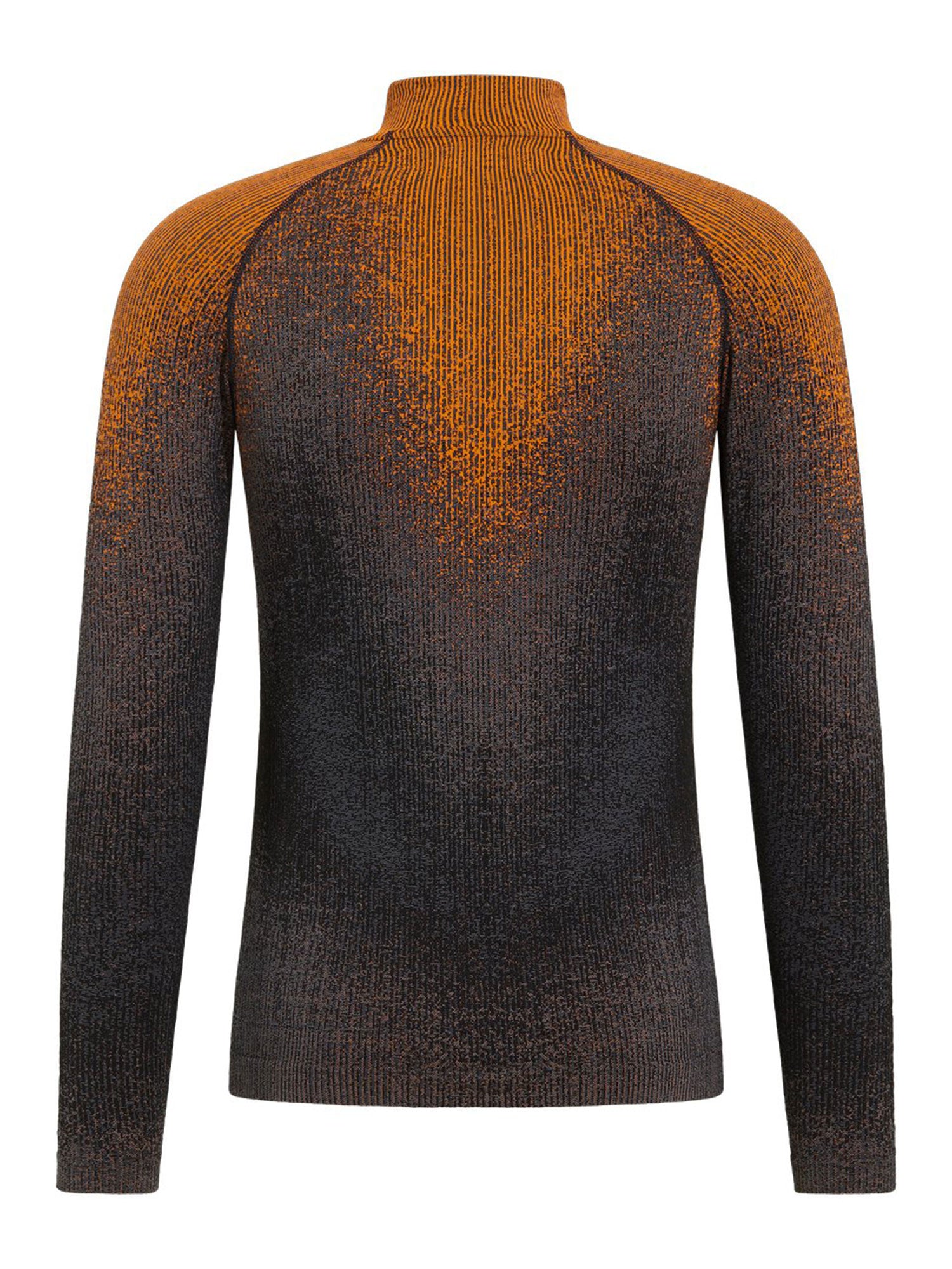Odlo Bl Top turtle neck l/s half zip Skiunterwäsche Herren schwarz/orange schwarz/orange Bild 7